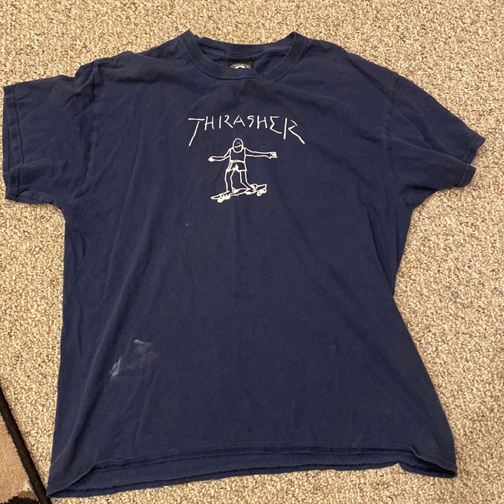 Navy Blue Thrasher Shirt